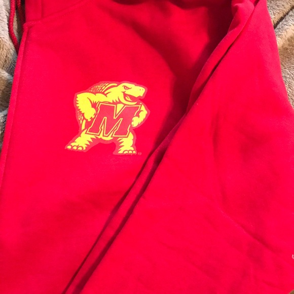 Maryland Terrapins Red Zip-Up Jacket - Picture 2 of 4
